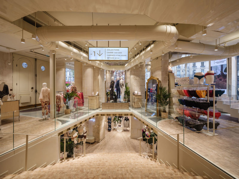 MVRDV takes a revealing yet intimate approach to a 19th-century heritage building for Etam