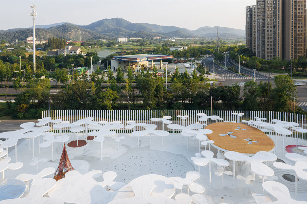 White Upland Sales Center by Wutopia Lab