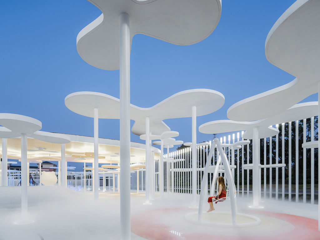 White Upland Sales Center by Wutopia Lab