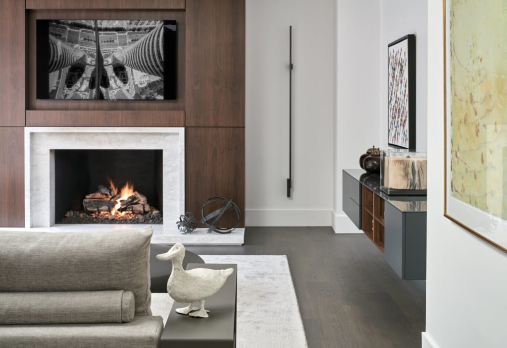 New furniture was selected for all spaces to complement the design