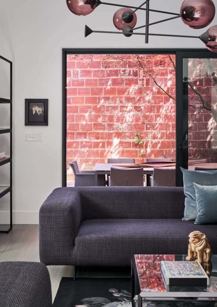 New furniture was selected for all spaces to complement the design