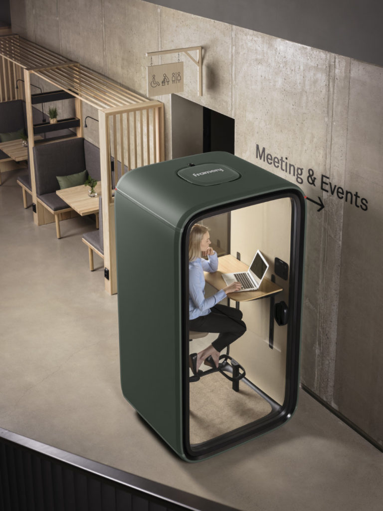 Framery Launches World’s First Connected Phone Booth as Offices Prepare for Growing Demand for Video Conferencing