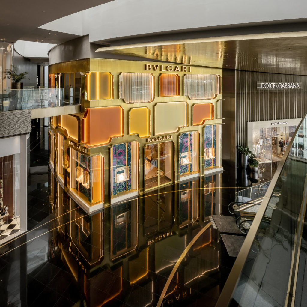 Bangkok now has a Bvlgari flagship store with a façade designed by MVRDV