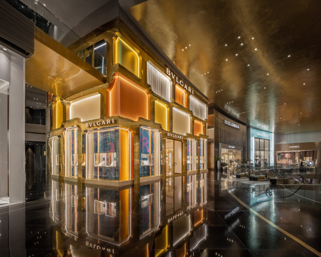 Bangkok now has a Bvlgari flagship store with a façade designed by MVRDV