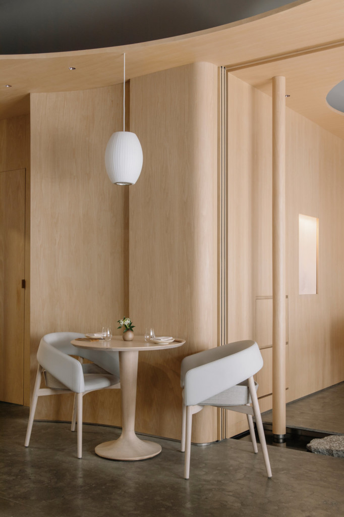 A corner of dining area