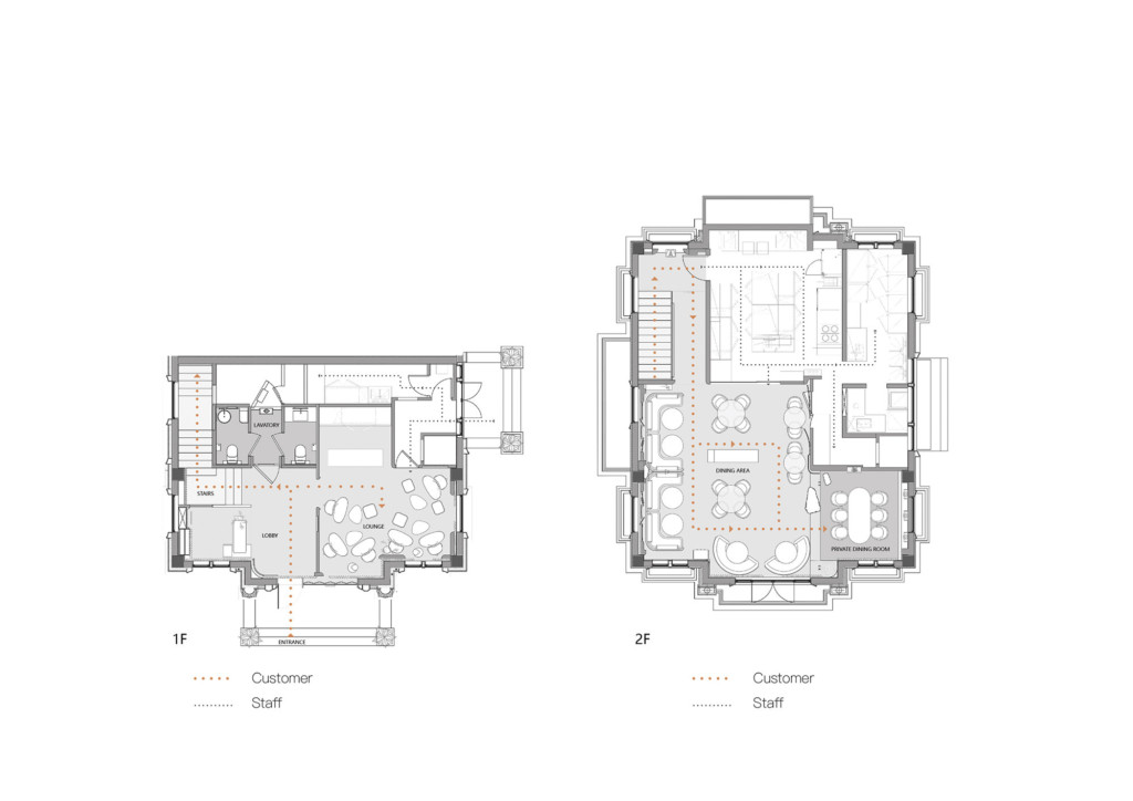 1F&2F Floor plan