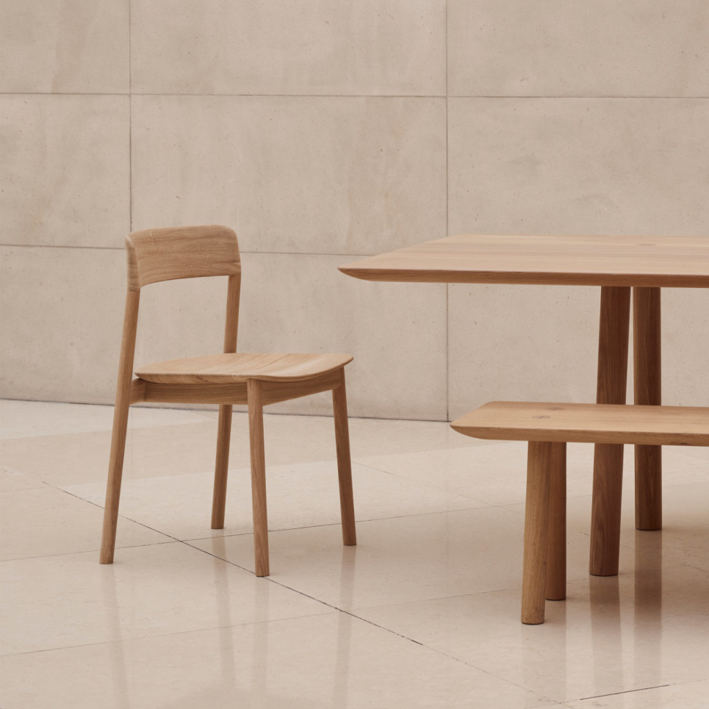 Foster + Partners has launched a new range of chairs to complement its existing OVO furniture collection for Benchmark