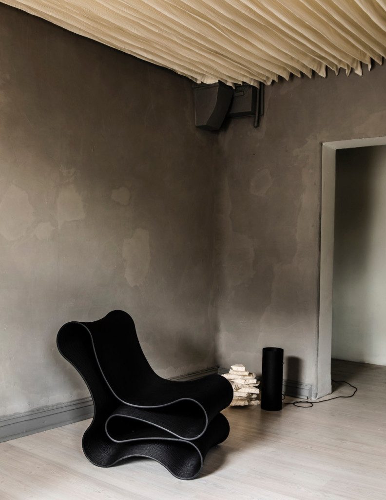 Reform Design Lab; New lounge chair, black
