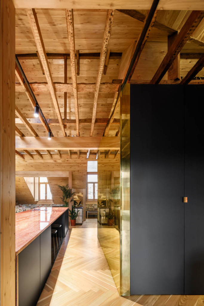 Rehabilitation of an attic in a building dated 1906