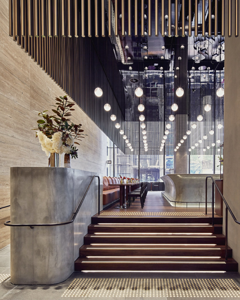 ADesignStudio’s custom lighting installation for BarLume