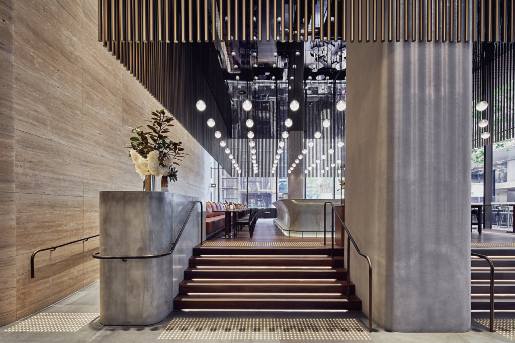 ADesignStudio’s custom lighting installation for BarLume