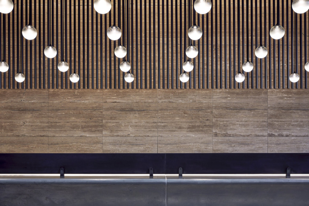 ADesignStudio’s custom lighting installation for BarLume