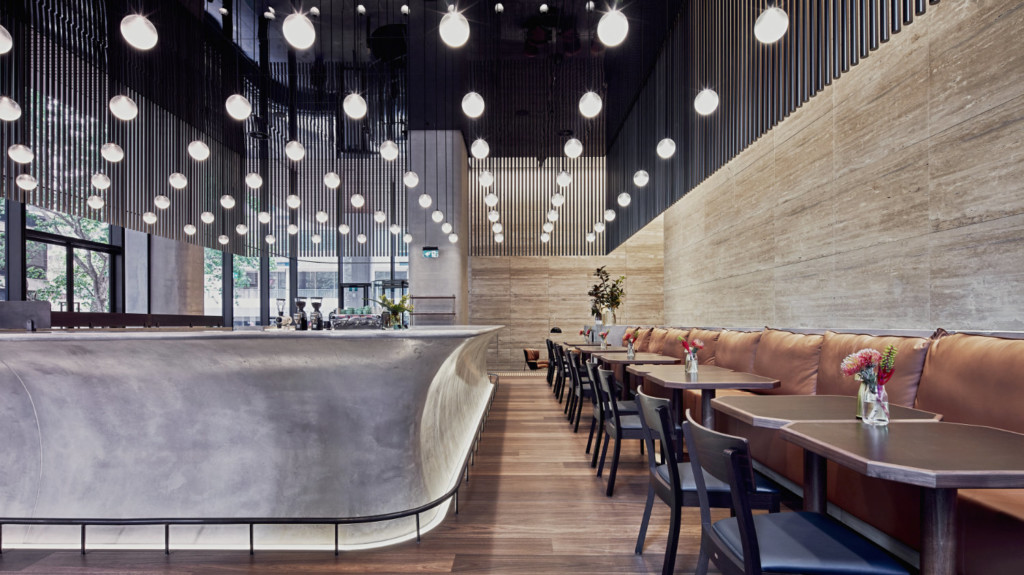 ADesignStudio’s custom lighting installation for BarLume