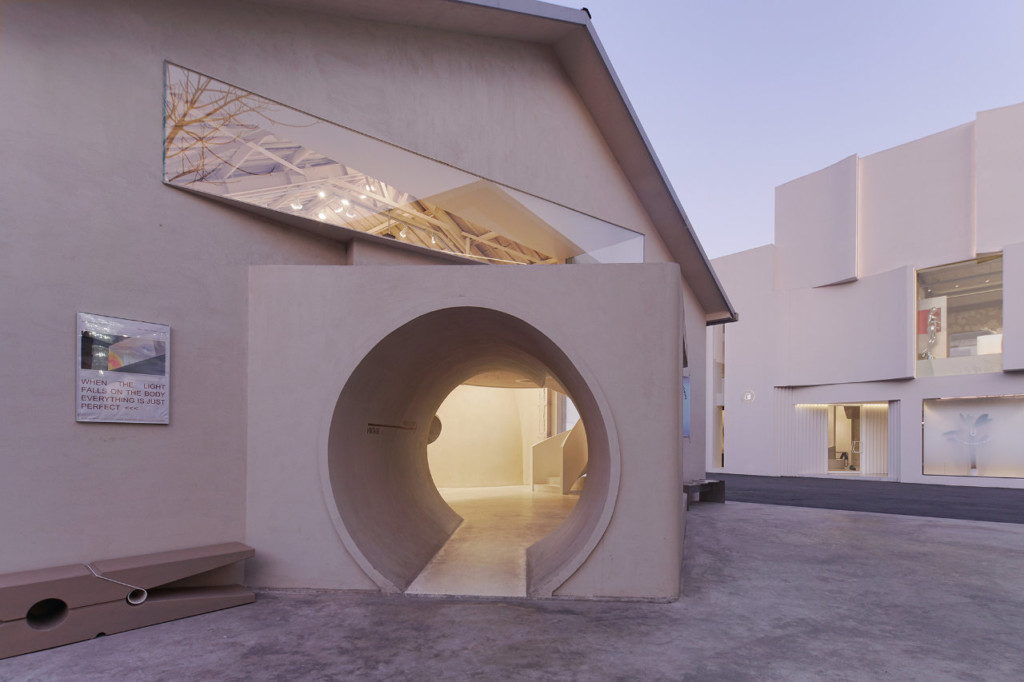 Entrance to the boutique shop