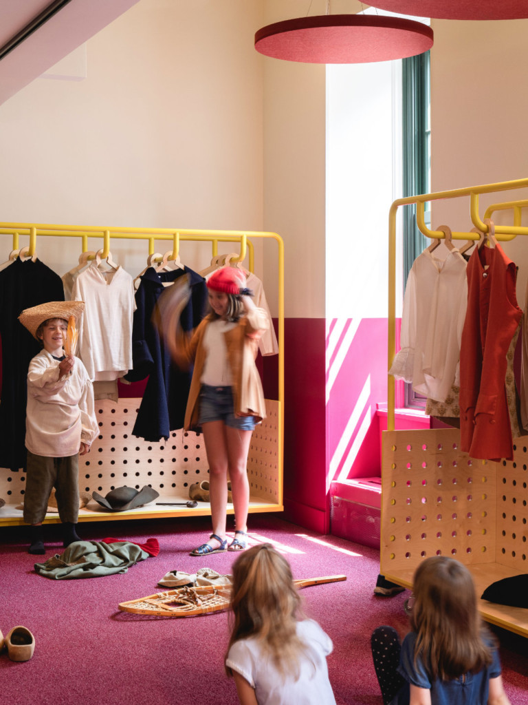 Pointe-à-Callière is getting a makeover and unveils its brand new colorful educational room