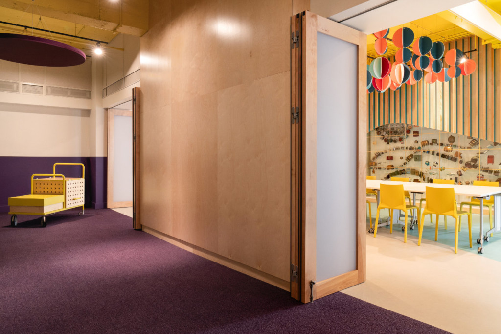 Pointe-à-Callière is getting a makeover and unveils its brand new colorful educational room