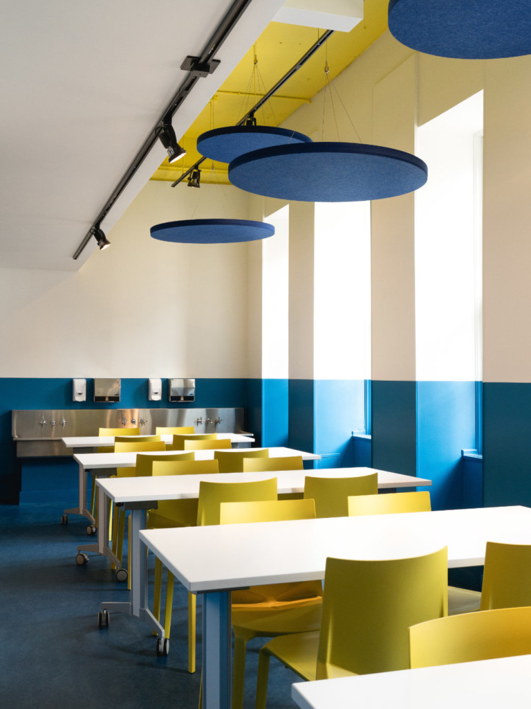 Pointe-à-Callière is getting a makeover and unveils its brand new colorful educational room