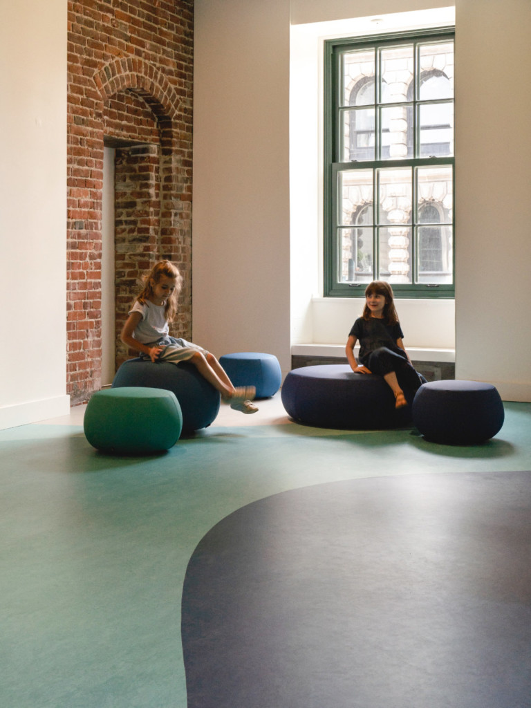 Pointe-à-Callière is getting a makeover and unveils its brand new colorful educational room