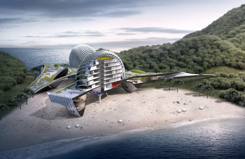 Hotel Nudibranch - A new eco-friendly landmark among sandy bays