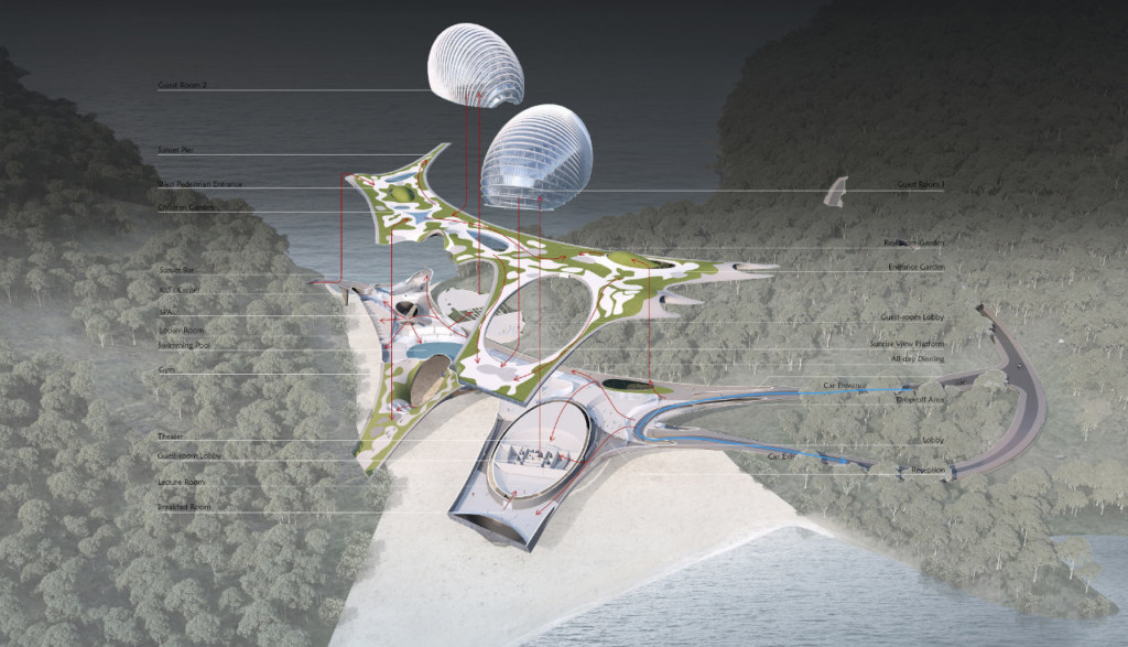 Hotel Nudibranch - A new eco-friendly landmark among sandy bays