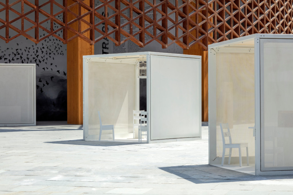 TRACES art installation situated on the Canada Pavilion site at Expo 2020 Duba