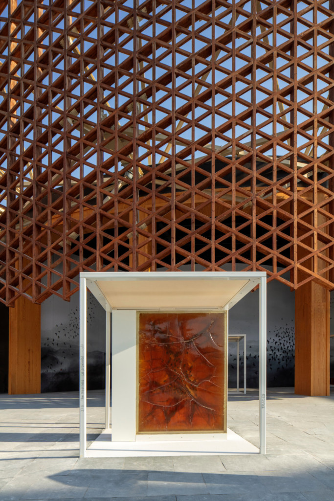 TRACES art installation situated on the Canada Pavilion site at Expo 2020 Duba