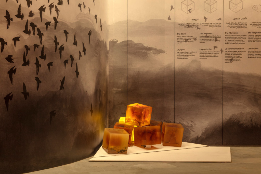 TRACES art installation situated on the Canada Pavilion site at Expo 2020 Duba