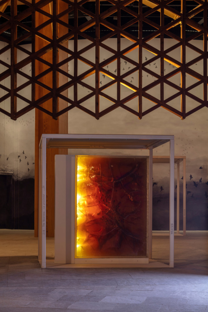 TRACES art installation situated on the Canada Pavilion site at Expo 2020 Duba