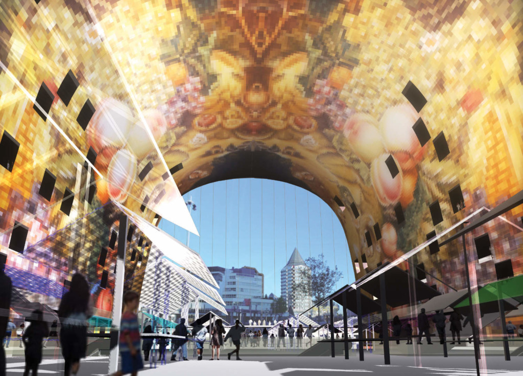 A 2004 visualisation of the Markthal