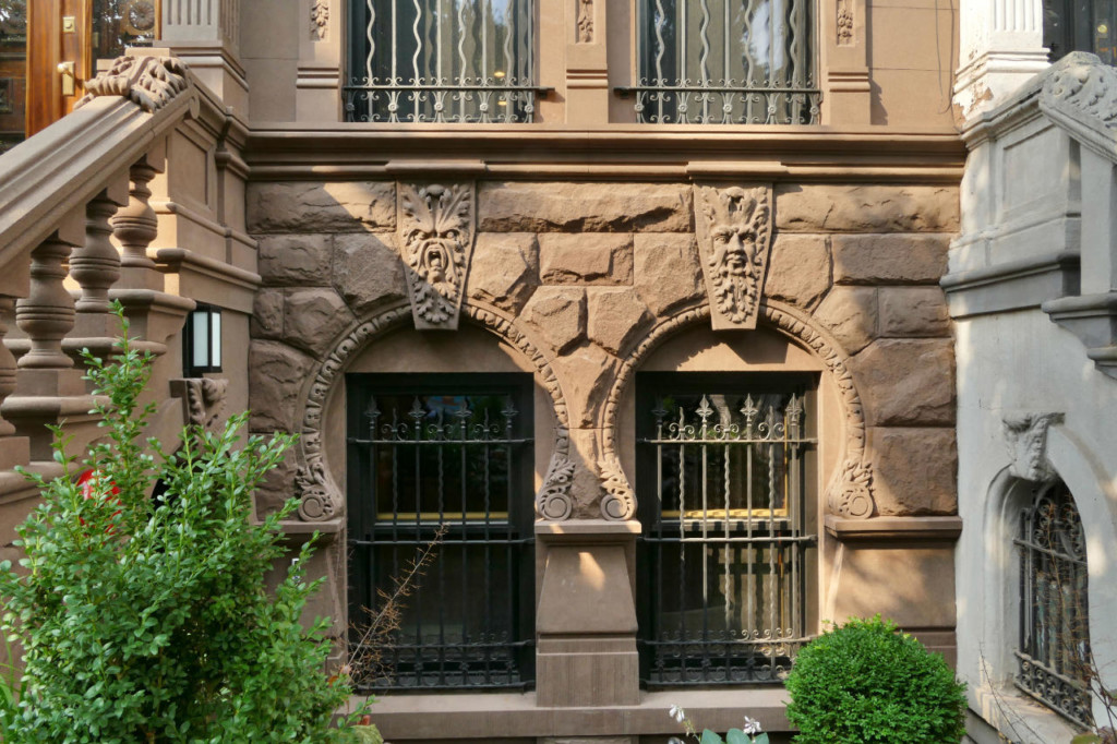 Close up of restored exterior - Historic Harlem House Modern Restoration by MESH Architectures