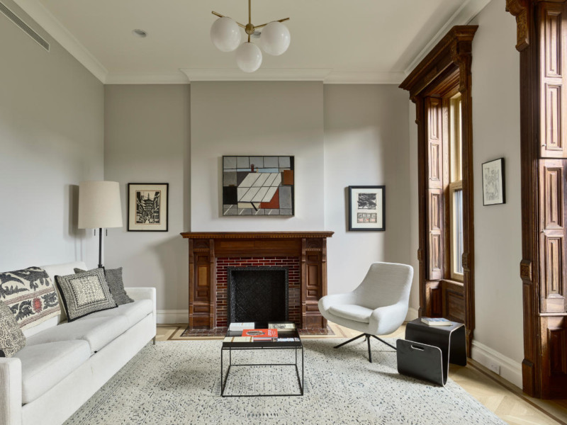 Study - Historic Harlem House Modern Restoration by MESH Architectures