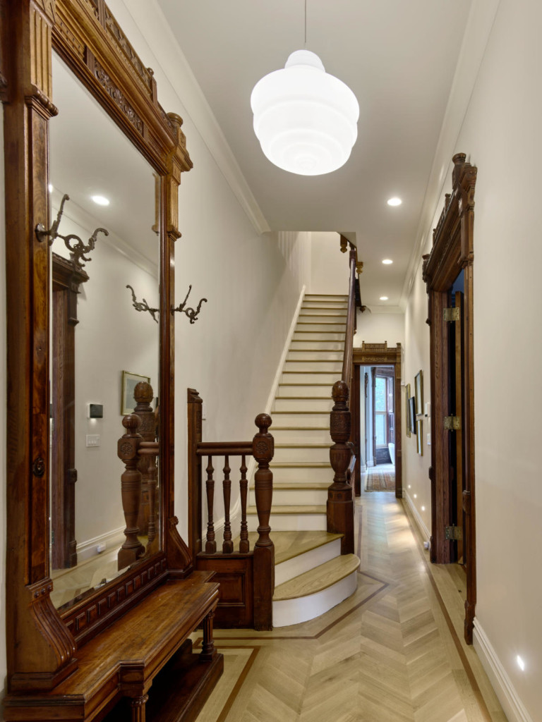 Entrance - Historic Harlem House Modern Restoration by MESH Architectures