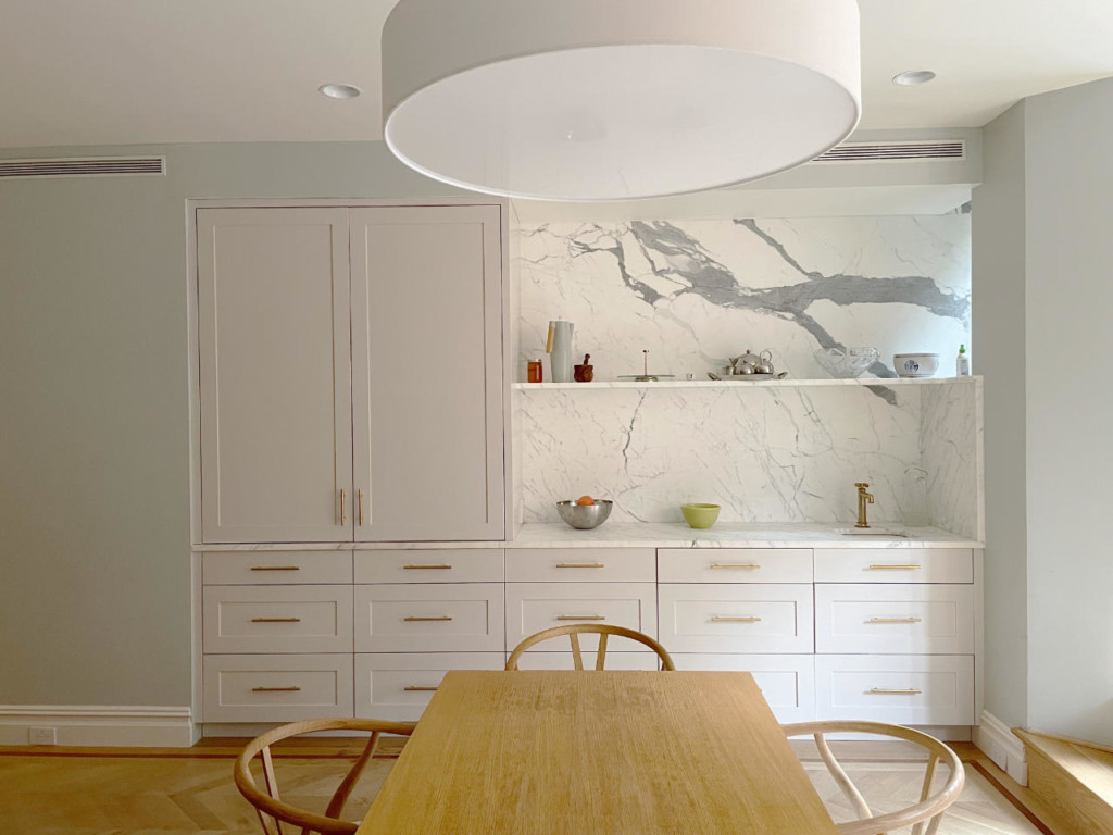 Dining area - Historic Harlem House Modern Restoration by MESH Architectures