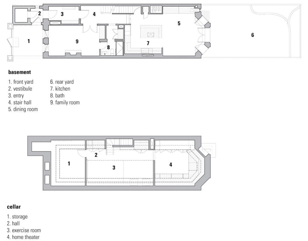 cellar & basement plans