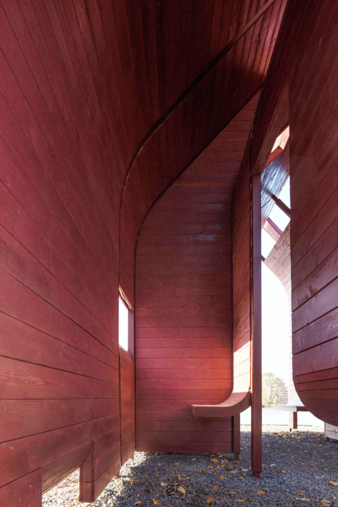 Wood Pavilion #2 Experiment on space prototype